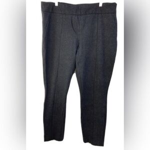 Hilary Radley Women's Size XL‎ Black Ponte Pants Stretch Extra Large D3455-K838